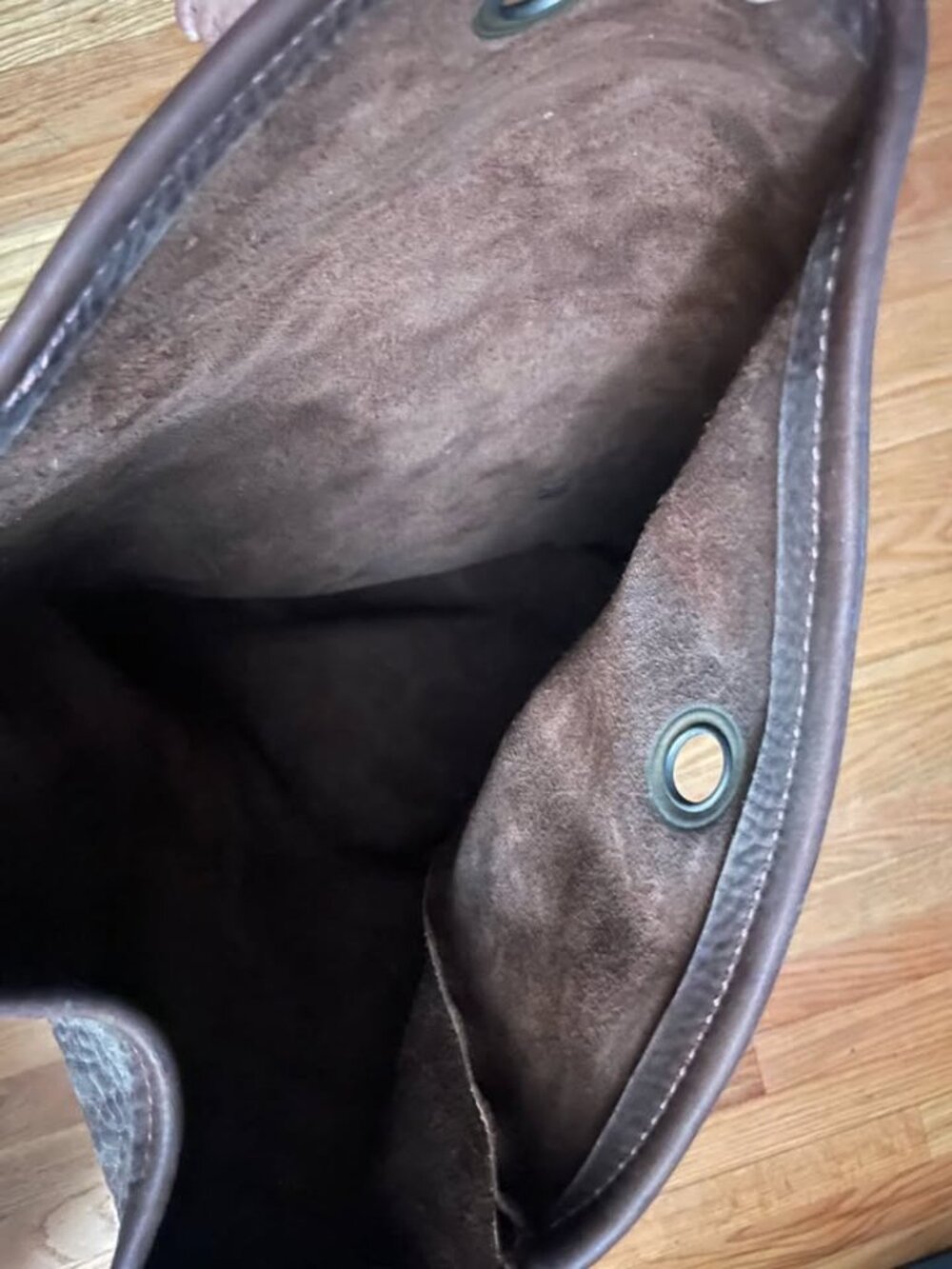 Go Forth Goods Gunnar Military Leather Duffle Bag - Picture 4 of 6